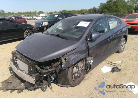 2020 Hyundai Ioniq Hybrid Blue из США, поврежденный, VIN KMHC65LC3LU201088